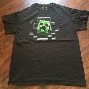 Medium Minecraft Creeper Shirt